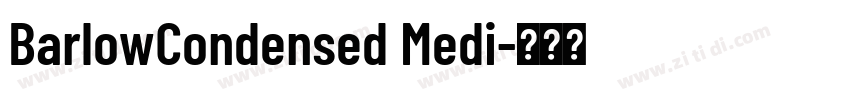 BarlowCondensed Medi字体转换
